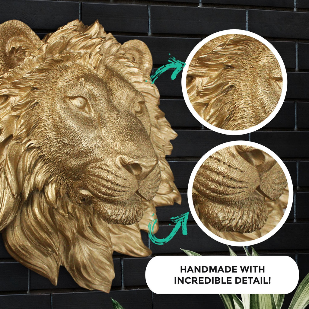 Mini Gold Lion, 9'