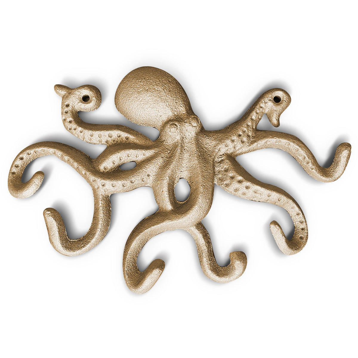 Goldgusseisen Octopus Wall Hook, 10.5'