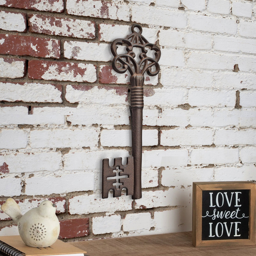 Rustic Bronze Skeleton Key, 14'