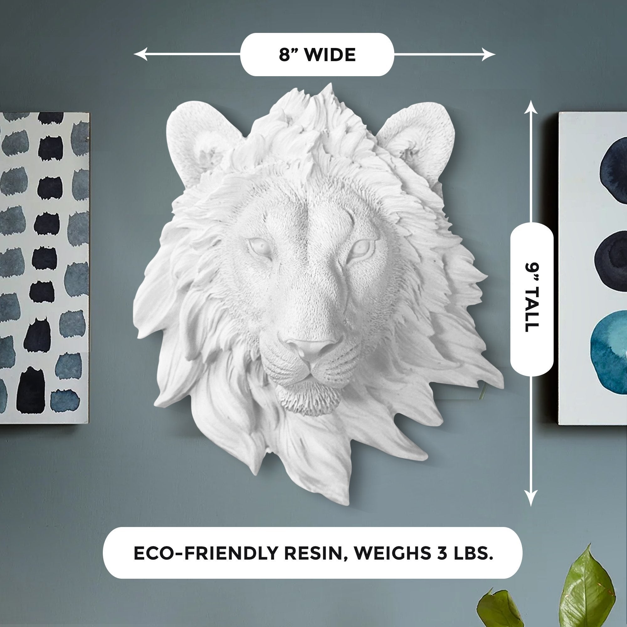 Mini Weiß Lion, 9'