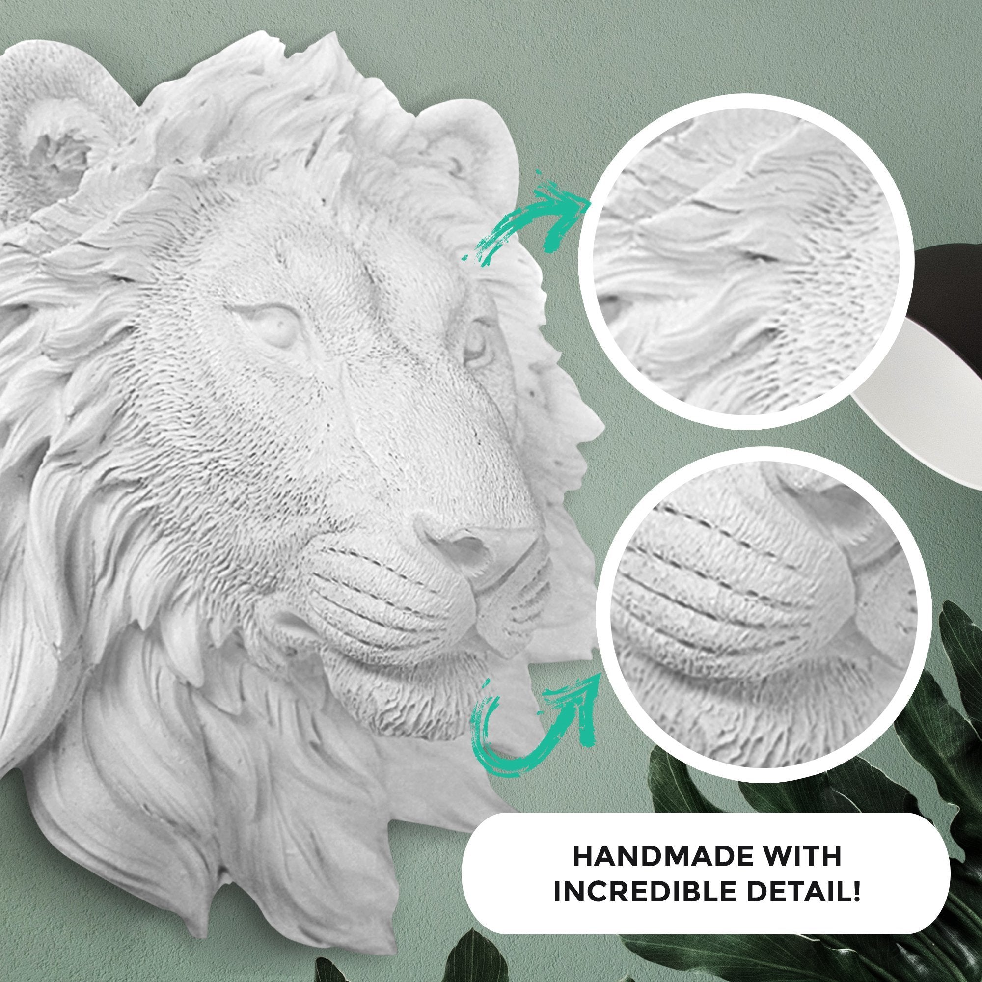 Mini Weiß Lion, 9'