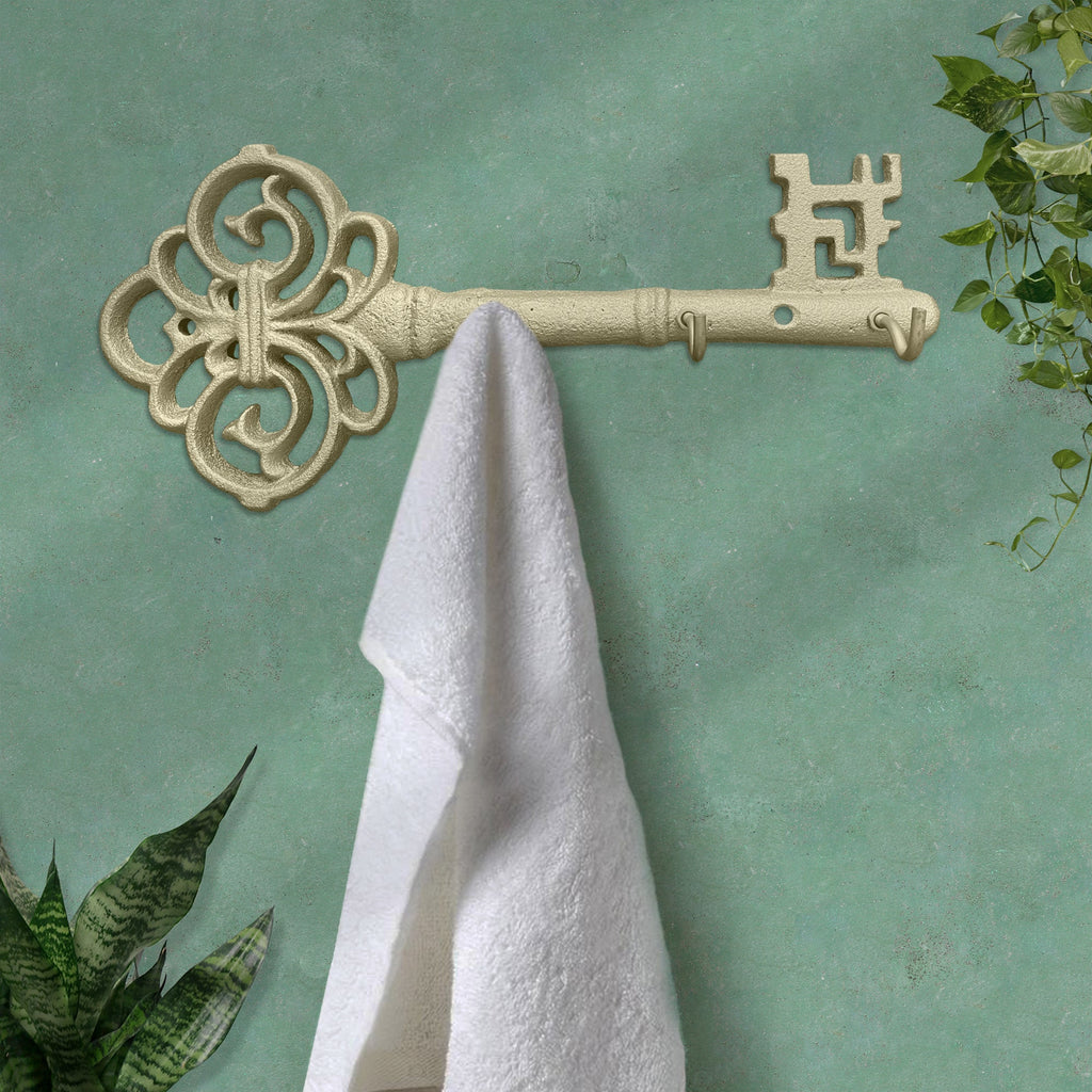 Gold Skeleton Key Wall Haken, 10'