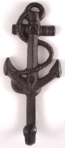 6er-Set nautischen Gusseisen Wandhaken
