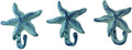 3er-Set Starfish Wandhaken, 4.5'